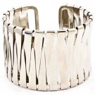 Silver Colored Bracelet Cuff Metal Casting 1 1 2 Inch Width 1214228-298RDSIV