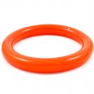 Orange Bracelet Bangle Acrylic 11 Width 1582-3376ORG