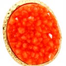 Orange Ring Stackable Stretch Formica Matte Finish 1 1 2 Inch Tall 211118-50064MGORG