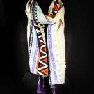 Purple Fashion Scarf Exotic Stripe Oblong 100% Polyester 18 Inch X 70 Inch X 5 Inch F 21316-99087PUR