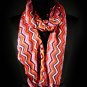 Multi Colored Fashion Scarf 100% Viscose 28 Inch X 72 Inch / 410166-99531MLT