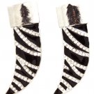 Animal Print Earring Linear Drop Post Earring Crystal Studs Animal Print Enamel 1 1 17135-22789RDANI