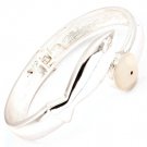 Silver Colored Bracelet Higne Religious Inspirational Prayer Card Unbalanced Cross 210152-03172SVSIV