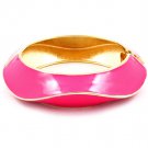 Fuschia Bracelet Hinge Metal Casting Enamel 19 Mm Width 32234-38210GDFSH