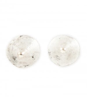 Silver Colored Earring Post Earring Cone Shape 5 Mm Drop / 1585-3927ASSIV