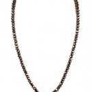 Brown Necklace Bead 18 Inch Long / 2192014-0324RDBRO