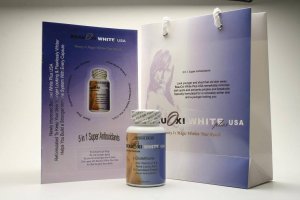 FREE SHIPPING 1 BEAUOXI WHITE PLUS USA 5IN1 GLUTATHIONE ANTI-OXIDANT, WHITENING