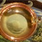 BEAUTIFUL! Vintage FLORAGOLD Candy Dish Nappy JEANNETTE