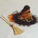 Barbie Doll Witch Hat and Broom