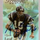 NFL-RYAN LEAF AUTOGRAPHED CARD FREE SHIPPING!!