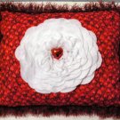 VALENTINE PILLOW - Reds/White - NWT - Lg. (#6)