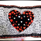 VALENTINE PILLOW - Red/Black/White - NWT (#1)