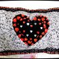 VALENTINE PILLOW - Red/Black/White - NWT (#1)