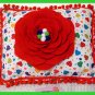 VALENTINE PILLOW - Multi-colored Hearts - NWT - (#3)