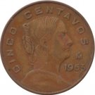 1963 Cinco Centavos