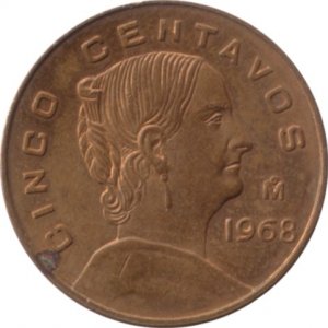 1968 Cinco Centavos