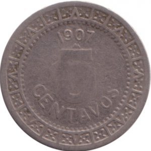 1907 Cinco Centavos