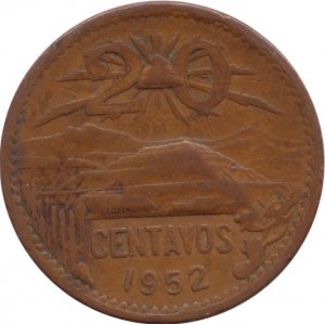 1952 20 Centavos