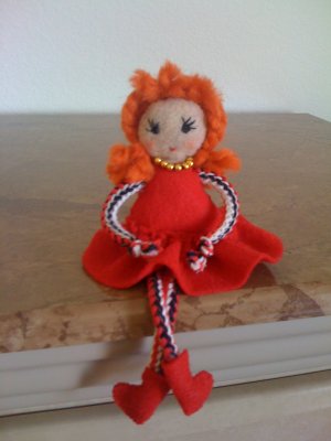 Red Headed Doll (magnet)