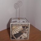Home Grown Photo Cube Holder