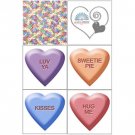 Candy Hearts Photo Holder Cube