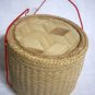 Thai Lao Rattan and Bamboo Sticky Rice Serving Basket #SCR