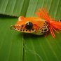 Handmade : Small Orange Dart Frog TopWater Fishing Lure