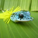Handmade : Small Blue Poison Frog TopWater Fishing Lure