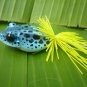 Handmade : Small Blue Poison Frog TopWater Fishing Lure