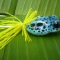 Handmade : Small Blue Poison Frog TopWater Fishing Lure