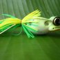 Handmade : Small X Light Green Frog TopWater  Wooden Lure #SLG