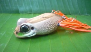 Handmade : Big Happy Frog Topwater Fishing Lure #GOC