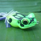 Handmade : X  Poison Frog TopWater  Wooden Lure #GBC