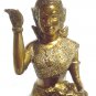 Thai Bronze Nang Kwak Goddess Statue : Size 8"x4.5"
