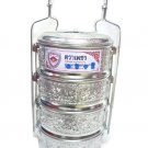 Thai designed Aluminum food carrier,4 Compartment