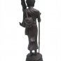 Black Siwalee Buddhist Monk Brass Statue /Size 7"