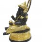 Ganesha Hindu God Gilded Brass Statue #KNSX1