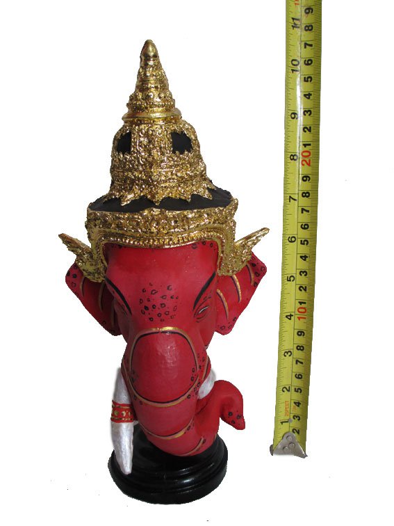 Thai Khon Red Ganesha Dance Mask