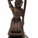 Thai Thorani Earth Mother Brass Statue/Size: 7"