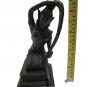 Thai Thorani (Earth Mother) Goddess Brass Statue/Size : 9"