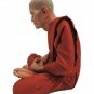 Thai Buddhist Monk ' Luang Pu Thuat ' Resin / Fiber Statue /Size:10.5"x8.5"