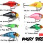 7x Rapala Angry Birds Fishing Lures Limited Edition / Full Set