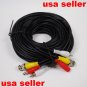 100 FT CCTV Power Video Audio Siamese Cable BNC RCA