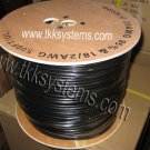 SIAMESE RG59/U CCTV COAX CABLE VIDEO 18AWG 1000 FT