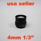 4 mm 1/3" F1.2 CCTV Fixed IR Lens Box CCTV Camera