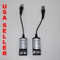 2 Pcs RJ45 Cat5e Camera Passive Transceivers Video Balun