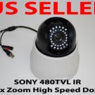 SONY 10X Zoom 480TVL IR High Speed PTZ Mini Dome Camera