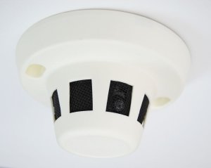 (2) Smoke Detector Hidden Color CCD 420TVL CCTV Camera