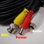 90 FT CCTV Power Video Audio Premade Siamese Cable BNC