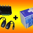 Balun & 1000 Ft CAT5E CAT5 UTP Network Bulk Cable Kit